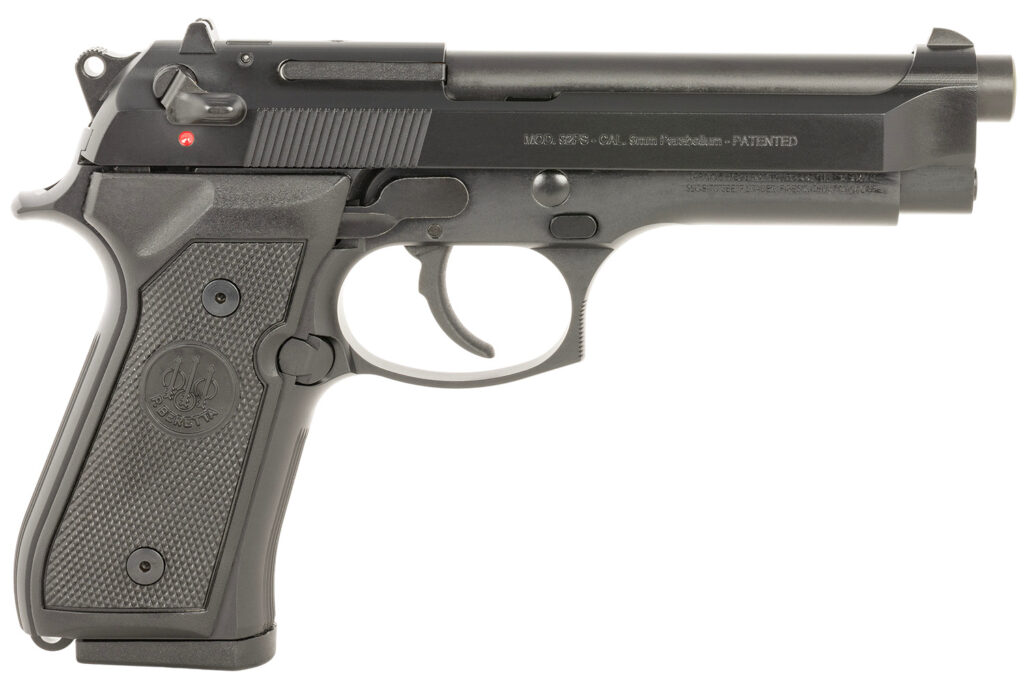 Beretta 92FS, 9mm Luger Pistol, 4.9" Barrel, Black Bruniton, 10+1 Capacity