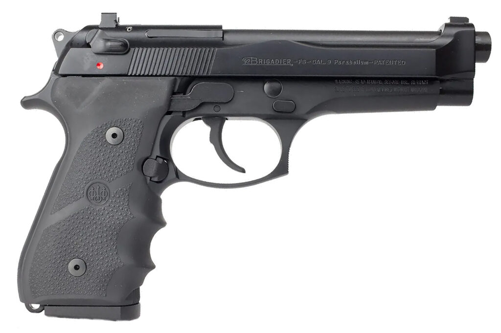 Beretta 92FS Brigadier, 9mm Luger Pistol, 4.9" Barrel, Black, 10+1 Capacity