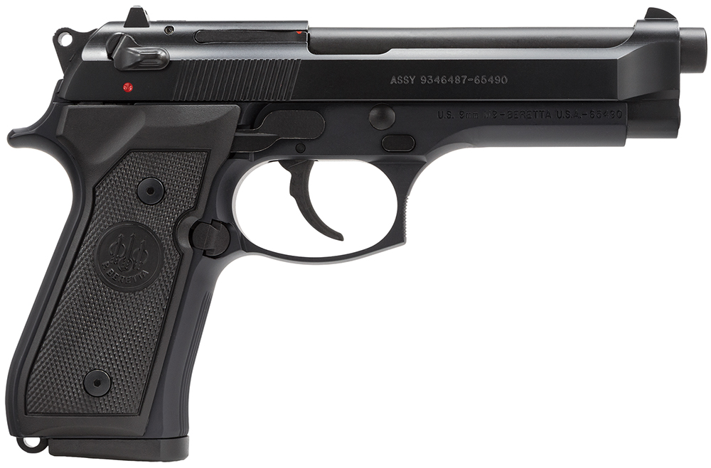 Beretta M9 Commercial, 9mm Luger Pistol, 4.9" Barrel, Black Bruniton, 15+1 Capacity