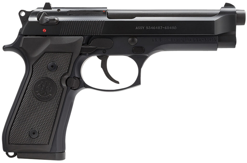 Beretta M9 Commercial, 9mm Luger Pistol, 4.9" Barrel, Black Bruniton, 10+1 Capacity