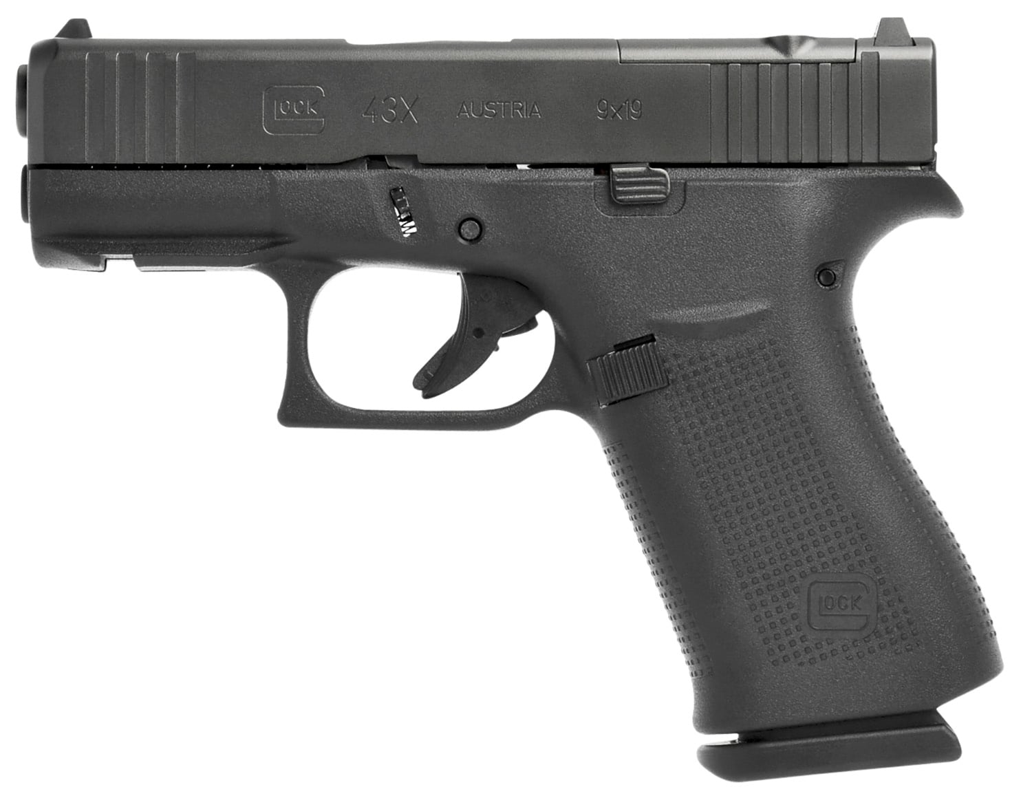 Glock 43X MOS Slimline 9mm pistol
